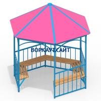Беседка с лавками МАФ 4120 в Белгороде