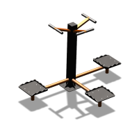 Уличный тренажер "Твистер тройной" УТ337 в Белгороде