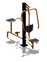 Уличный тренажер "Жим от груди Вело" УТ321 в Белгороде