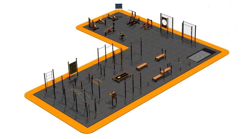 Дизайн проект спортплощадки Угловая в Белгороде