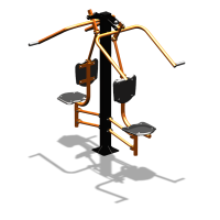 Уличный тренажер  "Верхняя тяга двойная"  УТ207 в Белгороде