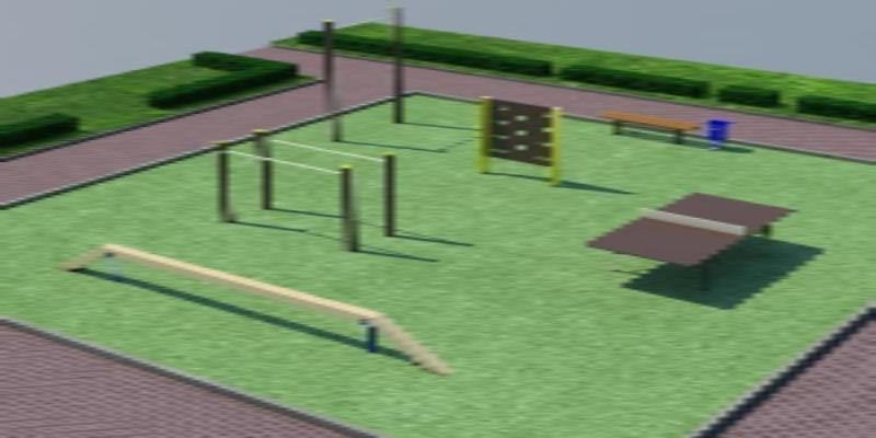 Проект спортплощадки мини спорт  в Белгороде