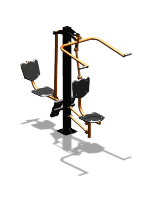 Уличный тренажер "Верхняя тяга Жим ногами" УТ322 в Белгороде