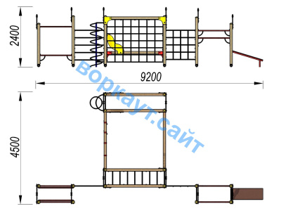 Детский спортивный комплекс ДСК 3102 в Белгороде