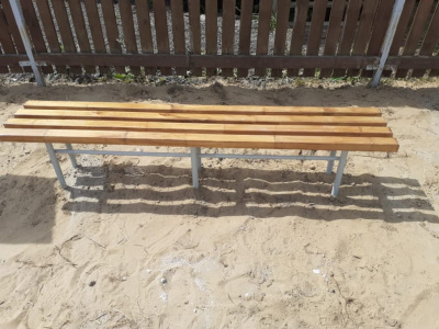 Двухметровая лавочка без спинки 2 м МАФ 1602 в Белгороде