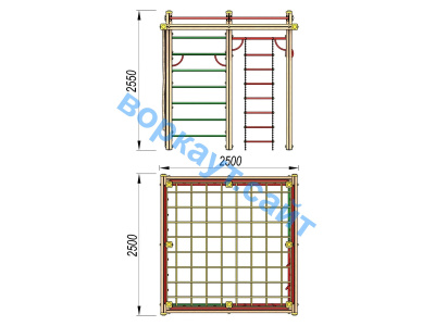 Детский спортивный комплекс ДСК 3110 в Белгороде Детский спортивный комплекс ДСК 3110 в Белгороде