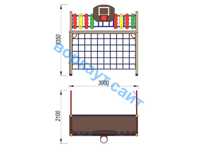 Детский спортивный комплекс ДСК 3101 в Белгороде