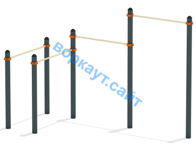 Турник двойной с брусьями ВС-17 в Белгороде