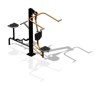 Уличный тренажер "Верхняя тяга Вело" УТ340 в Белгороде