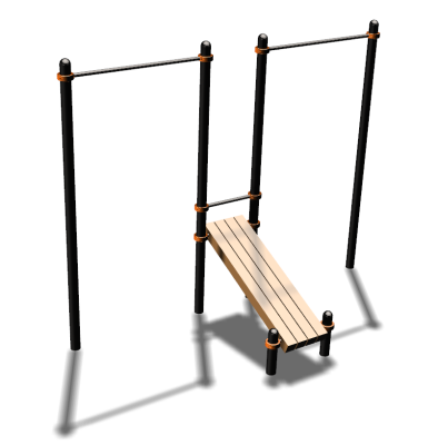 Воркаут турники со скамьей для пресса ВС-27 в Белгороде