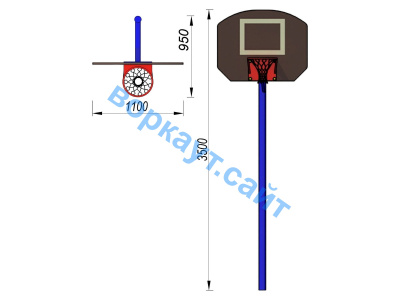 Баскетбольный щит СИО 3510 в Белгороде