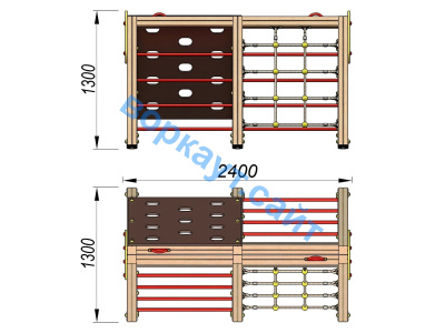 Детский спортивный комплекс ДСК 3203 в Белгороде