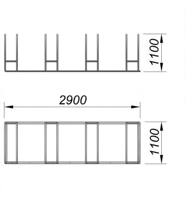 Велопарковка МАФ 6002 в Белгороде