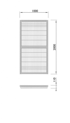 Калитка спортивной площадки МАФ 5105 в Белгороде