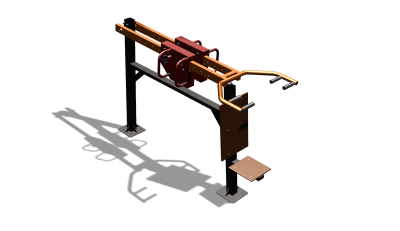 Силовой уличный тренажер  "Жим сидя"  УТ412 в Белгороде