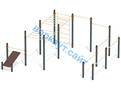 Спортивный комплекс воркаут ВС-50 в Белгороде