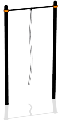 Турник с гимнастическим канатом ВС-34 в Белгороде