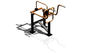 Силовой уличный тренажер  "Приседания"  УТ404 в Белгороде