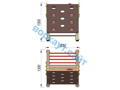 Детский спортивный комплекс ДСК 3202 в Белгороде