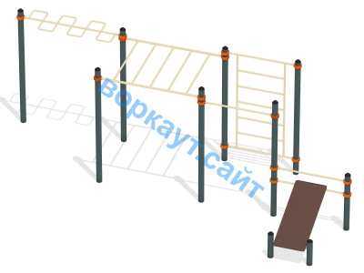 Спортивный комплекс воркаут ВС-45 в Белгороде