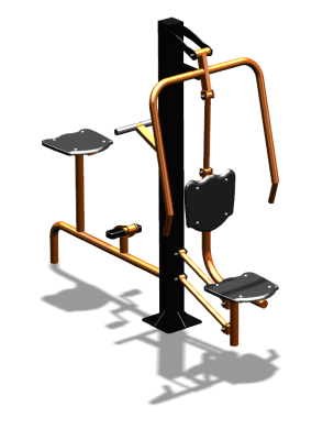 Уличный тренажер "Жим от груди Вело" УТ321 в Белгороде