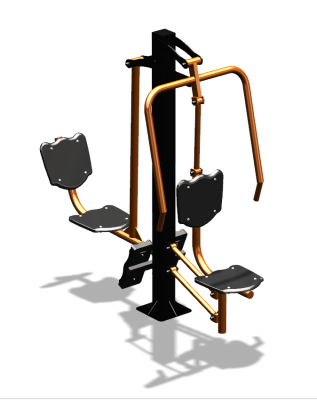 Уличный тренажер "Жим от груди Жим ногами" УТ304 в Белгороде