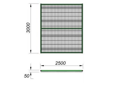 Ограждение спортивной площадки 2500х3000 МАФ 5103 в Белгороде