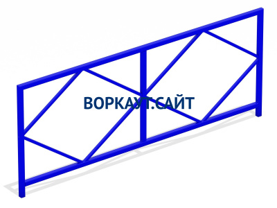 Ограждение площадки МАФ 5001 в Белгороде