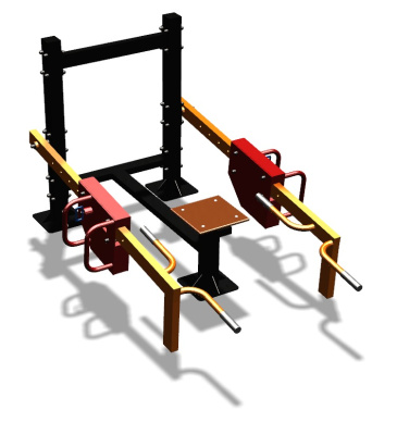 Силовой уличный тренажер  "Приседания/Шраги"  УТ413 в Белгороде