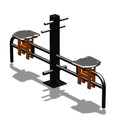 Уличный тренажер  "Каталка двойная"   УТ215 в Белгороде