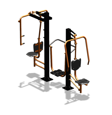 Уличный тренажер "Жим от себя Шагомер Баттерфляй" УТ303 в Белгороде