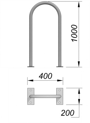 Велопарковка МАФ 6001 в Белгороде