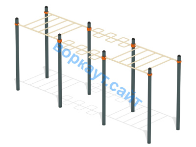 Воркаут комплекс рукоходов ВС-22 в Белгороде