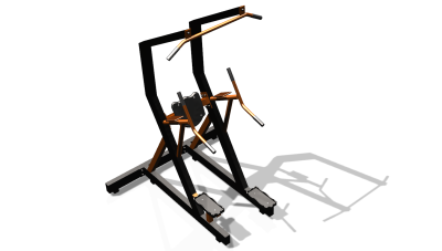 Силовой уличный тренажер  "Комбинированный станок"  УТ416 в Белгороде