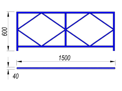 Ограждение площадки МАФ 5001 в Белгороде