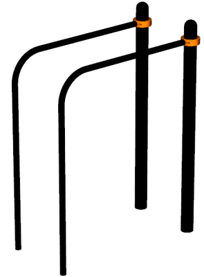 Воркаут брусья приставные ВС-39 в Белгороде