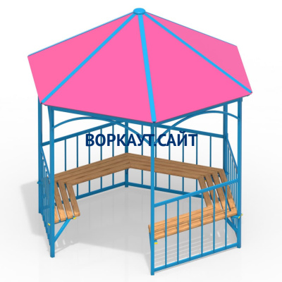 Беседка с лавками МАФ 4120 в Белгороде