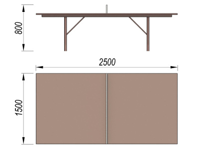 Теннисный стол МАФ 3517 в Белгороде