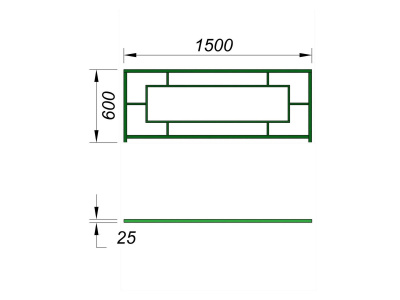 Ограждение площадки МАФ 5000 в Белгороде