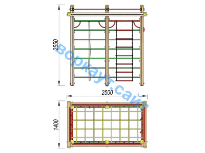 Детский спортивный комплекс ДСК 3108 в Белгороде