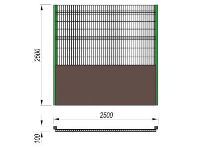 Ограждение хоккейной коробки МАФ 5202 в Белгороде