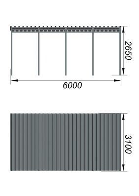 Теневой навес трибун МАФ 4130 в Белгороде