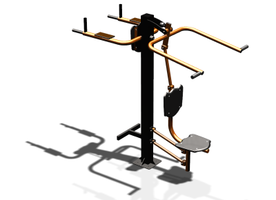 Уличный тренажер "Верхняя тяга Брусья Пресс" УТ339 в Белгороде