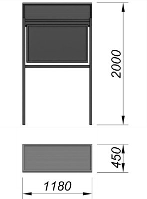 Информационный стенд МАФ 6006 в Белгороде