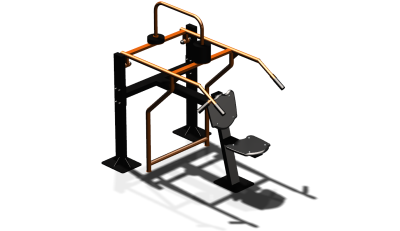 Силовой уличный тренажер  "Жим вверх сидя"  УТ403 в Белгороде